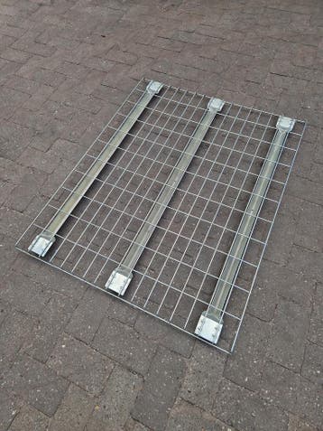 Draadrooster legbord 1100x880mm 750kg mesh deck, gebruikt -, Ophalen of Verzenden