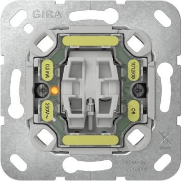 GIRA Systeem 55 tastschakelaar (drukvlakschakelaar) controle, Ophalen of Verzenden, Nieuw