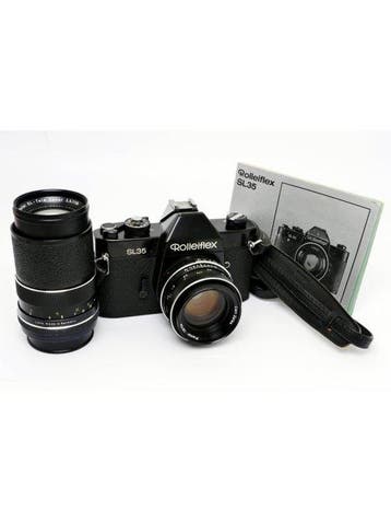 Rollei Rolleiflex SL35 + 50mm + 135mm | Single lens reflex, Nieuw