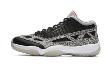 Jordan 11 Retro Low IE Black Cement, Nieuw