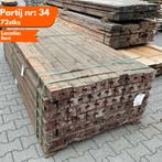 Geschaafde Hardhouten Schuttingpalen 2700x90x90mm, Ophalen of Verzenden, Nieuw