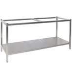 Rvs tafelonderstel met bodemschap 2000x600x900 mm, Verzenden, Nieuw in verpakking