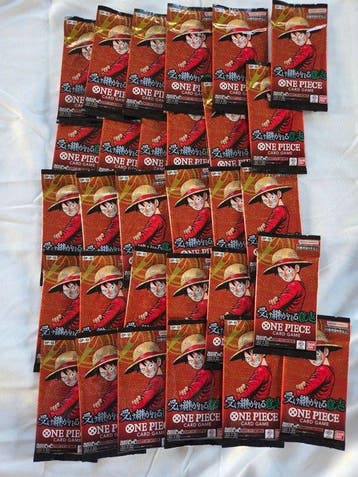 Bandai - 30 Booster pack - One Piece - Lot of 25 boosters, Nieuw