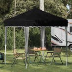 vidaXL Pop-up Feesttent Zwart 195 x 195 x 245 cm Oxford Stof, Verzenden, Nieuw