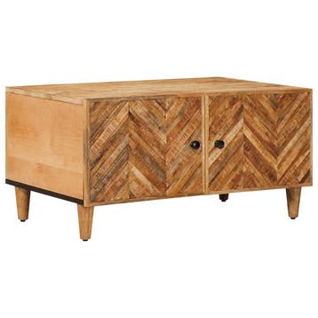 vidaXL Salontafel Bruin 80 x 50 x 40 cm Massief Mango Hout, Huis en Inrichting, Tafels | Salontafels, Verzenden, Nieuw, Overige houtsoorten