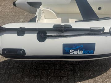Rubberboot Selakos RIB 250 cm - harde bodem - blauw/wit, Watersport en Boten, Nieuw, Ophalen of Verzenden, Pomp, Polyester/glasvezel