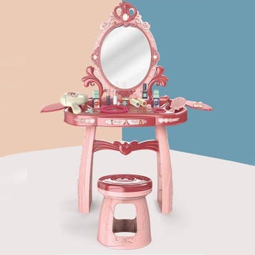 Verjaardagscadeau Meisje | Roze Kaptafel | Beste Prijs, Huis en Inrichting, Kasten | Secretaires, Ophalen of Verzenden, Nieuw