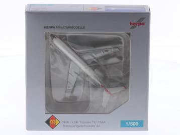 Schaal 1:500 Herpa 515467 Tupolev Tu-134A Transportgesch..., Ophalen of Verzenden, Zo goed als nieuw