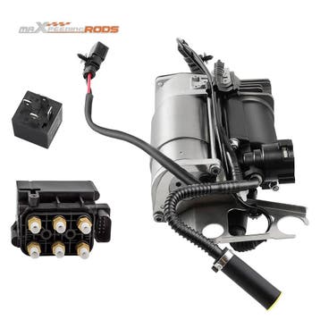 Luchtveringcompressor + Klep geschikt voor VW Touareg, Po..., Verzenden, Nieuw, Volkswagen