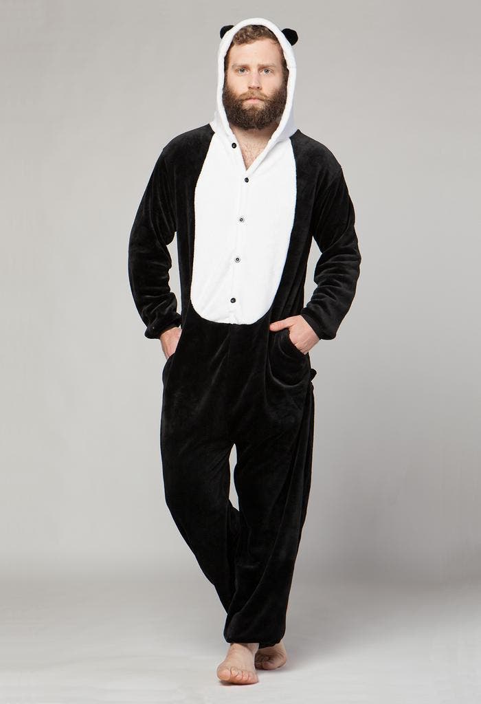 KIMU® Onesie Kung Fu Panda Pak M-L of 170-176 Pandapak Kostu, Kleding | Heren, Carnavalskleding en Feestkleding, Kleding, Nieuw