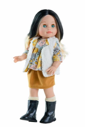 Paola Reina pop Bianca 42 cm met gilet en laarzen (Soy Tu), Ophalen of Verzenden, Nieuw