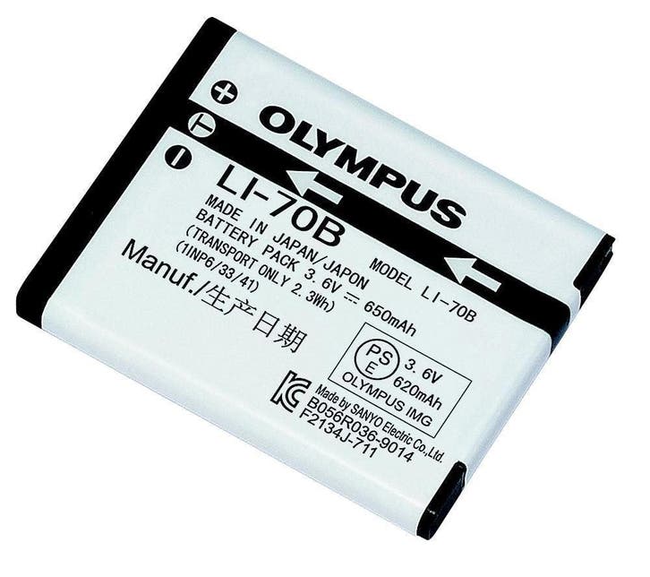 Olympus LI-70B Accu / Batterij, Audio, Tv en Foto, Fotografie | Fotostudio en Toebehoren, Zo goed als nieuw, Verzenden