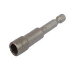 Dop bit adapter 1/4 sleutelwijdte 11 mm. lengte 65 mm. -, Ophalen of Verzenden, Nieuw