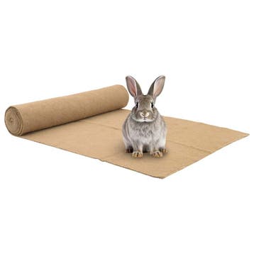 vidaXL Jute mat voor knaagdieren 1x5 m 5 mm, Verzenden, Nieuw