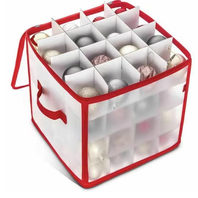 Kerstballen Opbergdoos 64 Vakken Kerstdecoratie Organizer, Diversen, Kerst, Nieuw, Verzenden
