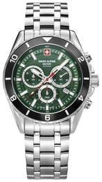 Swiss Alpine Military 7034.9138 Sierra Chrono horloge, Overige merken, Staal, Verzenden, Polshorloge