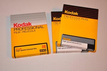 Kodak High Speed infrared 4143 4x5 - expired | Ongebruikte, Nieuw