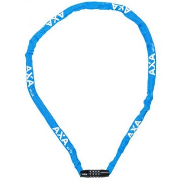 AXA Kettingslot met cijfercode - 120 cm - Blauw - Basisbe..., Fietsen en Brommers, Ophalen of Verzenden, Nieuw