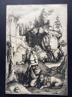 Albrecht Dürer (1571-1528), after - St, Jerome and his Lion, Antiek en Kunst