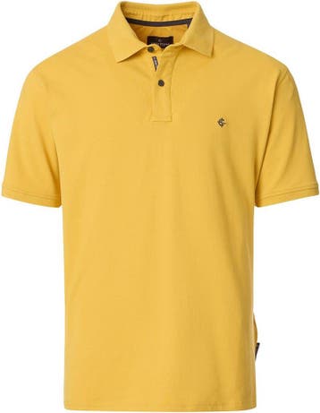 CASAMODA Polo Stretch Mustard Geel maat 4XL Heren, Kleding | Heren, Verzenden, Nieuw, Geel, CASAMODA