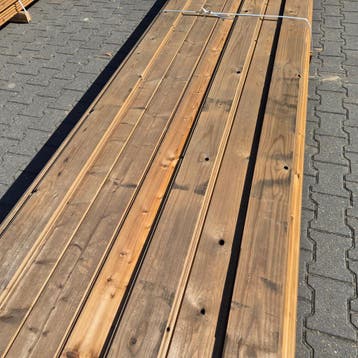 Partij Thermo vuren channelsiding 4800-3900x140-130x17mm, Ophalen of Verzenden, Nieuw