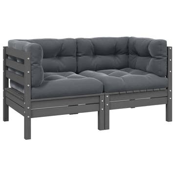 Buitenbank met kussens | 59% Korting - B-keuze, Tuin en Terras, Ophalen of Verzenden, Gebruikt, Hout