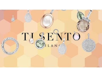 TI SENTO Hanger - 925 zilver - Zirconia wit - 6739ZI, Verzenden, Zo goed als nieuw