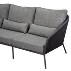 Costa 3-zits lounge bank antraciet rope, Ophalen of Verzenden, Nieuw