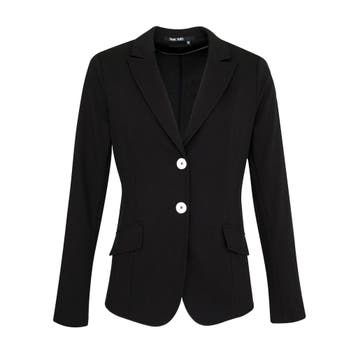 Marc Aurel • zwarte jersey blazer • 36, Marc Aurel, Verzenden, Zwart, Nieuw