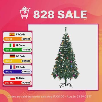 Homcom Artificial Christmas Tree 150 cm with 420 Branches Pi, Diversen, Kerst, Verzenden, Nieuw