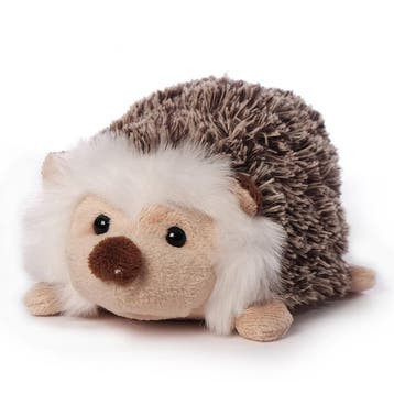 Inware egel knuffel - pluche - bruin - 14 cm, Verzenden, Nieuw