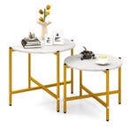 LIVSK Salontafel Set - Stapelbare Ronde Tafels - Duurzaam Me, Verzenden