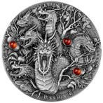 Niue. 2 Dollars 2022 Greek Dragon, 2 Oz (.999), Postzegels en Munten