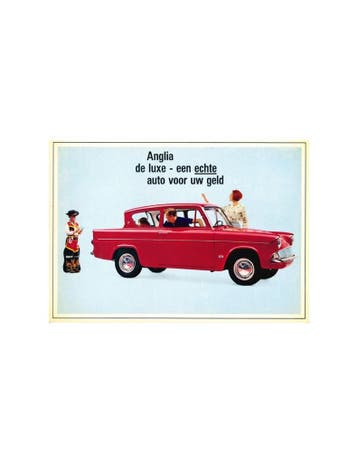 1965 FORD ANGLIA DELUXE / ESTATE DELUXE BROCHURE NEDERLANDS, Nieuw, Ford, Author