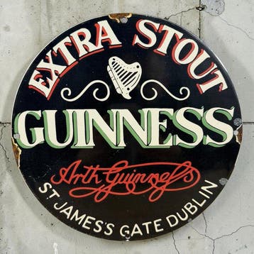 Guinness - Emaille plaat - Emaille, Antiek en Kunst
