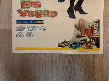 Elvis Presley originele filmposter Viva Las Vegas (1964), Ophalen of Verzenden, Gebruikt, Poster, Artwork of Schilderij