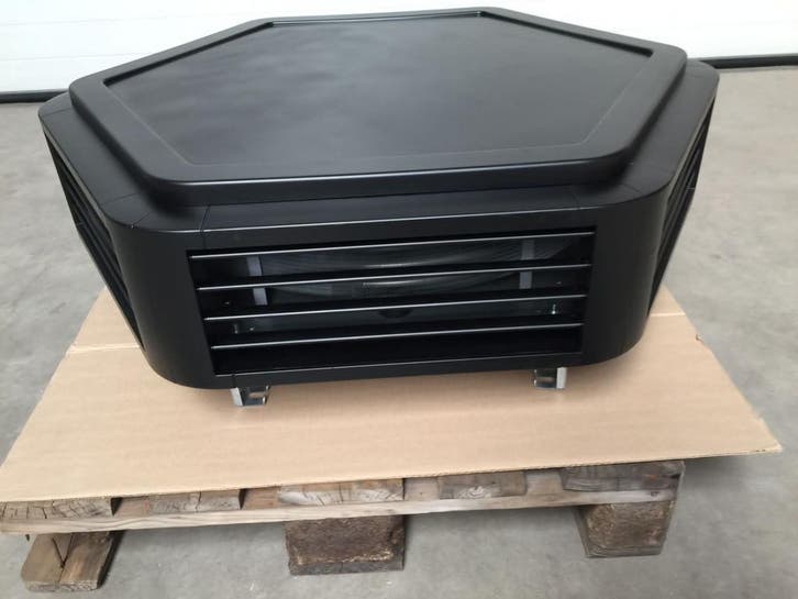 19 kw CV luchtverwarmer Kampmann, zwart (5 stuks op voorraad, Doe-het-zelf en Verbouw, Verwarming en Radiatoren, Overige typen