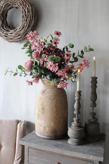 Zijden boeket Old pink, Ophalen of Verzenden, Nieuw