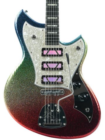 Novo Serus J Dennis Fano Ltd Signature Dark Side Sparkle, Ophalen of Verzenden, Nieuw, Solid body