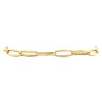 Vintage gouden Closed for ever armband 14 krt, Ophalen of Verzenden, Nieuw