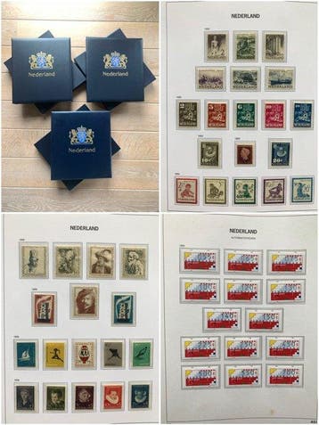 Nederland 1945/1999 - Mooie verzameling in drie DAVO LX, Postzegels en Munten, Gestempeld