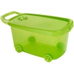 CURVER Speelgoed opbergbox op wielen 45L - groen, Verzenden, Nieuw