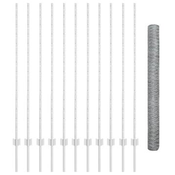 vidaXL Gelaste draadhek 25 x 1,4 m (B x H), Verzenden, Nieuw, IJzer