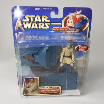 Star Wars Attack of the Clones Obi-Wan Kenobi with Force..., Verzenden, Zo goed als nieuw