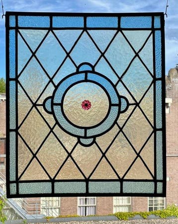 Glas-in-loodraam - 1950-1960