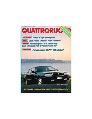 1988 QUATTRORUOTE MAGAZINE 397 ITALIAANS, Nieuw, Author