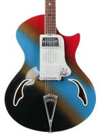 Wandre Tri Lam Multi Colour (Instrument,Electric Guitars), Ophalen of Verzenden, Zo goed als nieuw, Hollow body