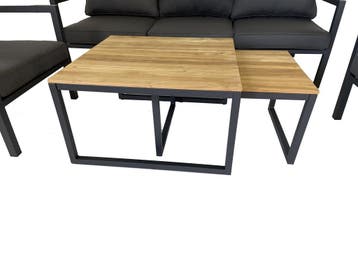 5-persoons Sofaset Palazzo | Incl. 2 kleine tafels, Ophalen of Verzenden, Nieuw, 5 zitplaatsen