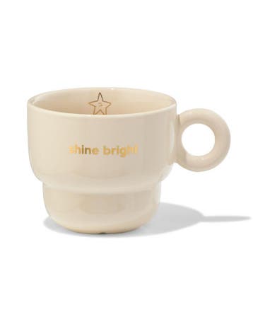 HEMA Mok 240ml keramiek shine bright, Verzenden, Nieuw