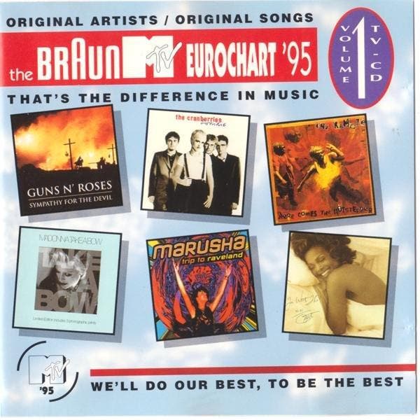 cd - Various - The Braun MTV Eurochart 95 - Volume 1, Cd's en Dvd's, Cd's | Overige Cd's, Zo goed als nieuw, Verzenden